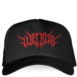Jeffree Star Black And Red Weirdo Trucker Hat!!!BNIB!!!